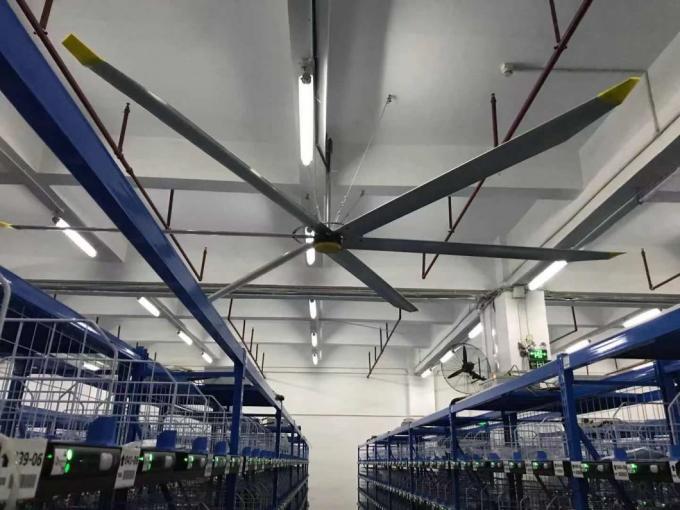 3m （10FT） Hvls Pmsmモーターを搭載する産業Indoorrの排気の天井に付いている扇風機